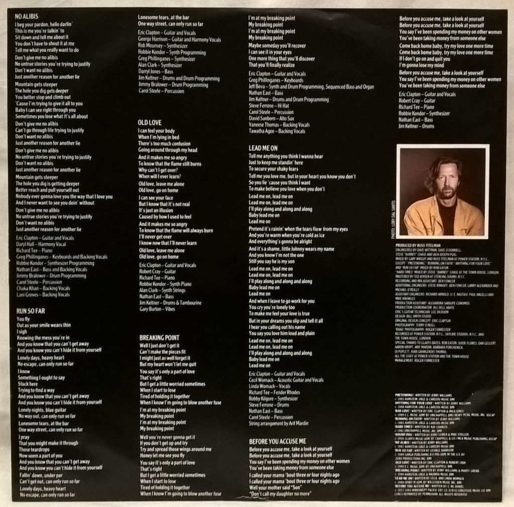 Eric Clapton - Journeyman - 1989.     (LP). 12. Vinyl. Пластинка. Poland. - фото фото фото 4