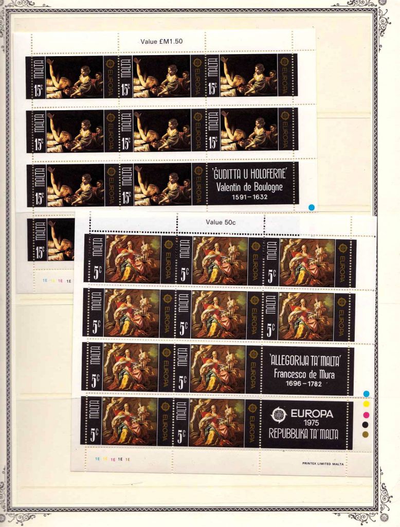 ZM  Мальта  1974 г MNH - 2 к/б - фото фото фото 0