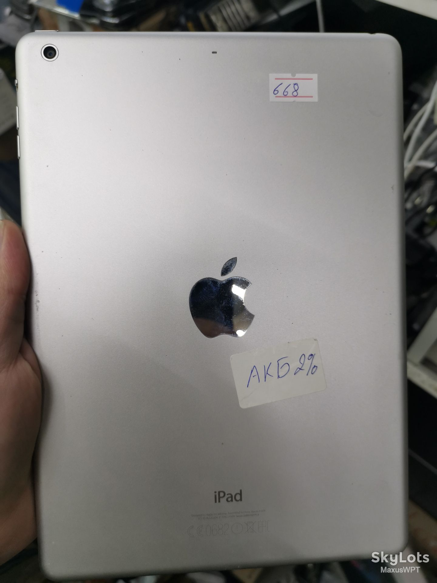 #668 Apple ipad air A1474 silver - фото фото фото 1