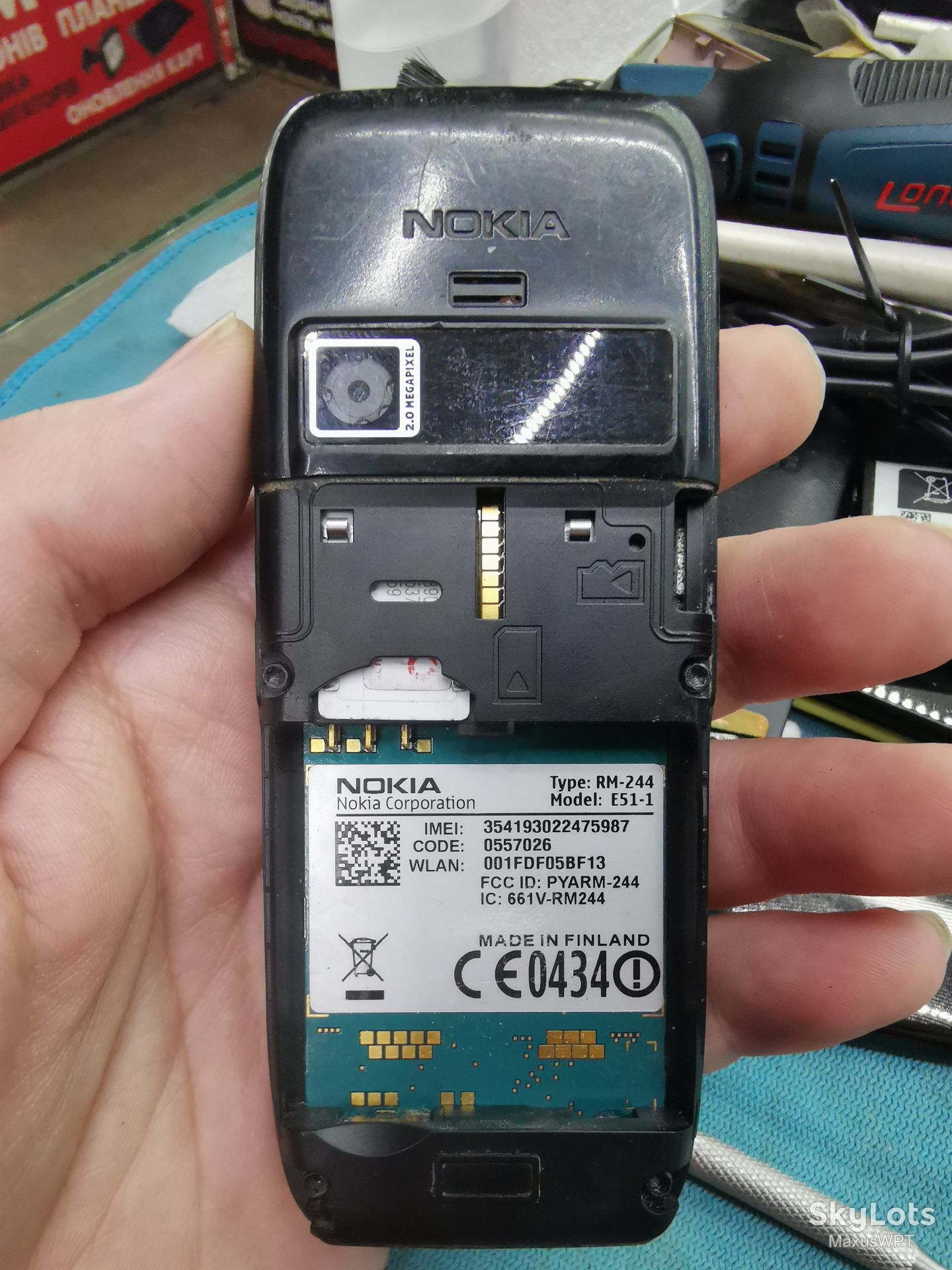 #1392 Sklad Nokia E51 black plus e 51  mic black - фото фото фото 1