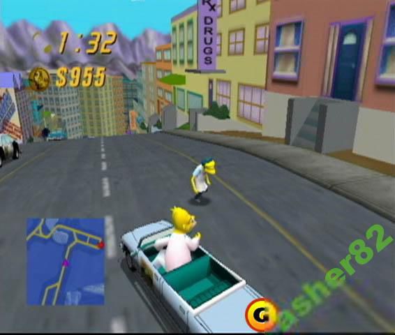 Игра на Nintendo Gamecube "The Simpsons Road Rage"        (PAL) - фото фото фото 2