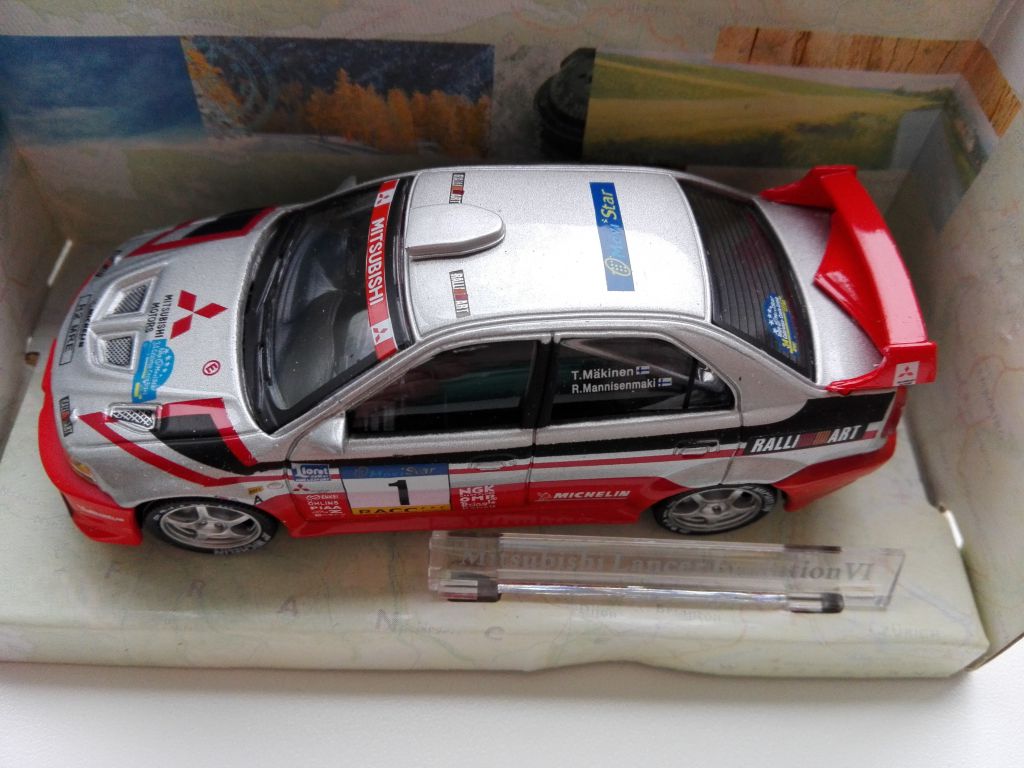 1/43 MITSUBISHI LANCER EVOLUTION VI. Cararama. - фото фото фото 2