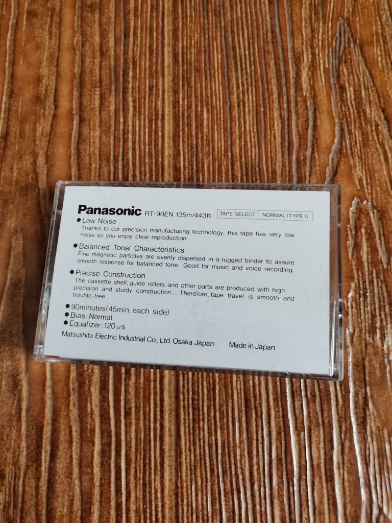 Аудио кассета Panasonic 90EN - фото фото фото 1