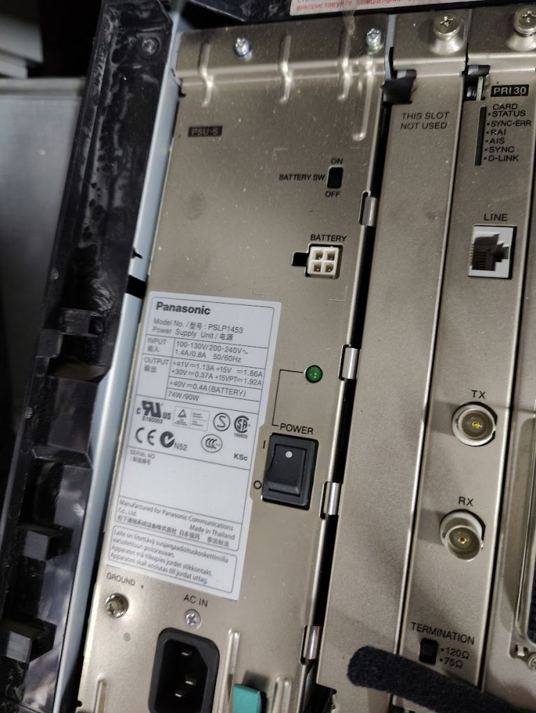 Цифровая мини АТС Panasonic KX-TDA-100 с модулями № 252811203 - фото фото фото 4