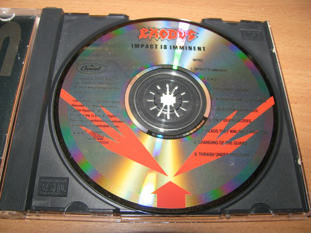EXODUS - Impact Is Imminent  (1990 Capitol 1st press,USA) - фото фото фото 2