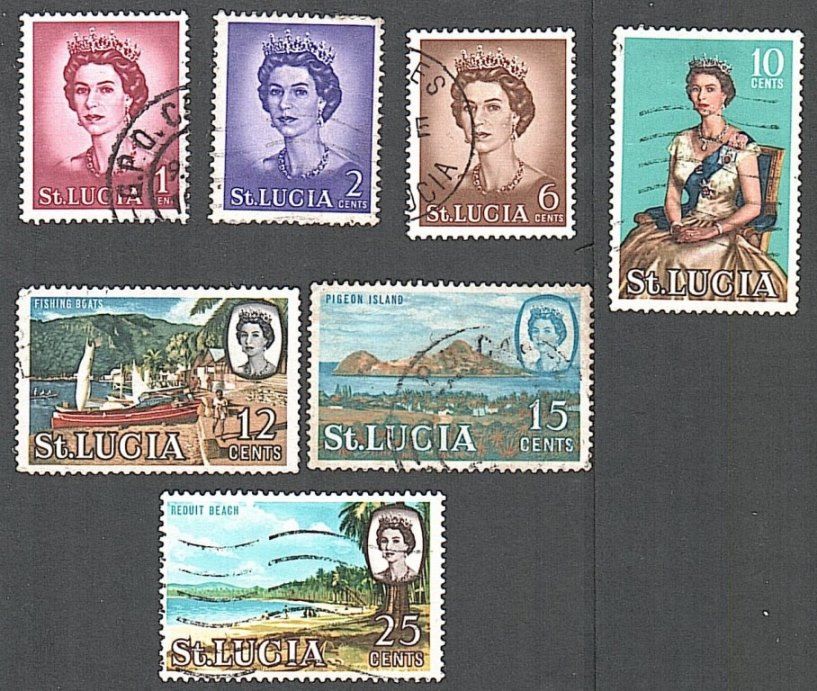 Сент-Люсия  (1964) Британская колония. Местные виды - фото фото фото 0