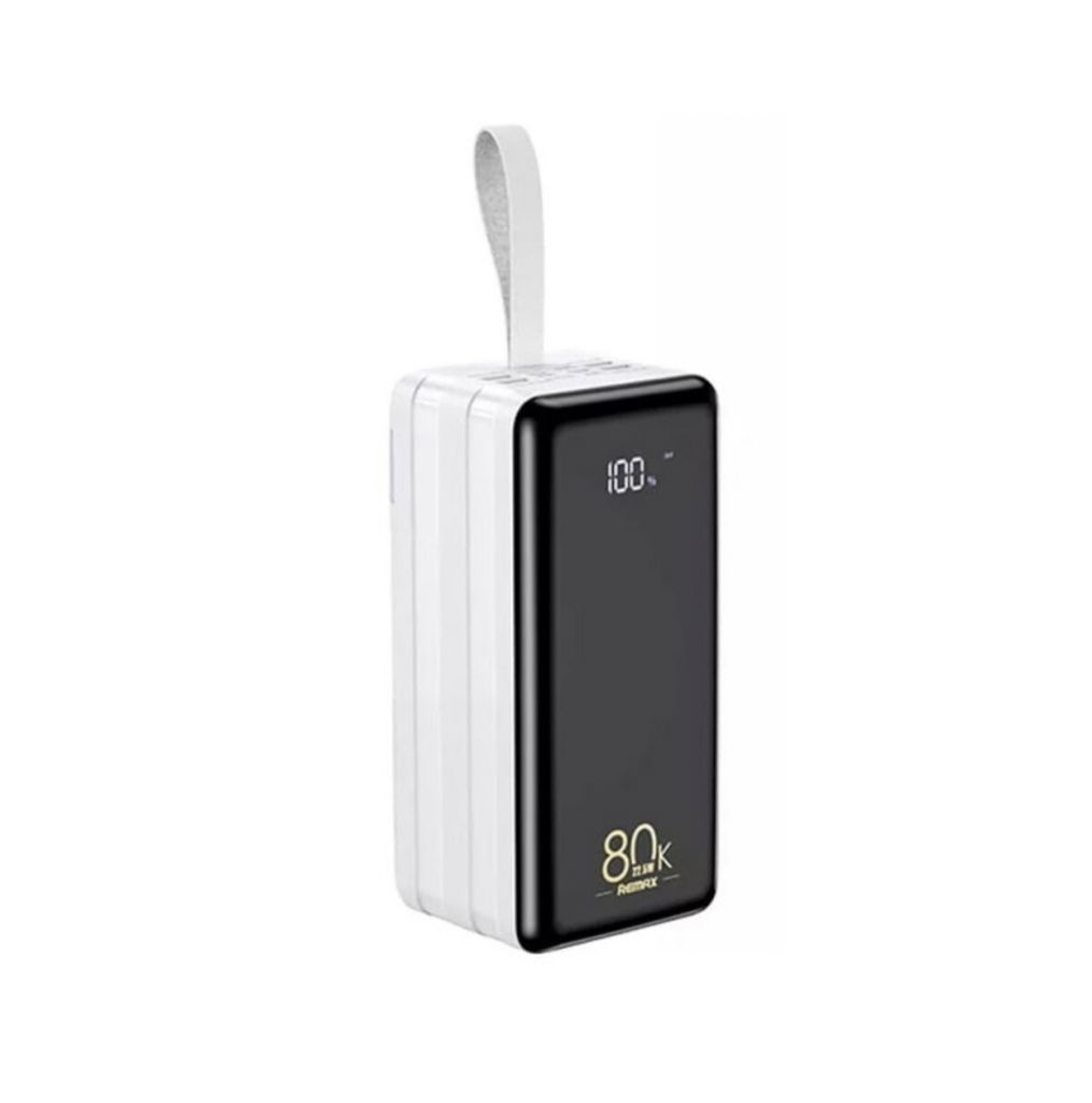 POWERBANK 80000mah REMAX fast charging RPP-291 WHITE - фото фото фото 1
