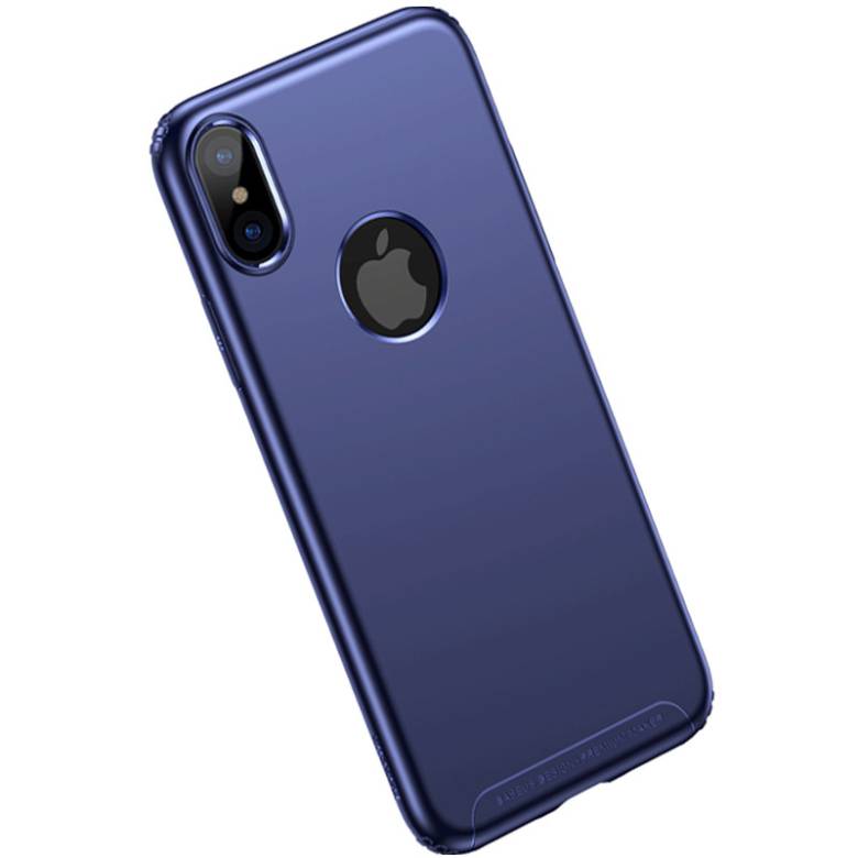 Чехол Baseus для iPhone X/Xs Soft Case Blue (WIAPIPHX-SJ03) - фото фото фото 1