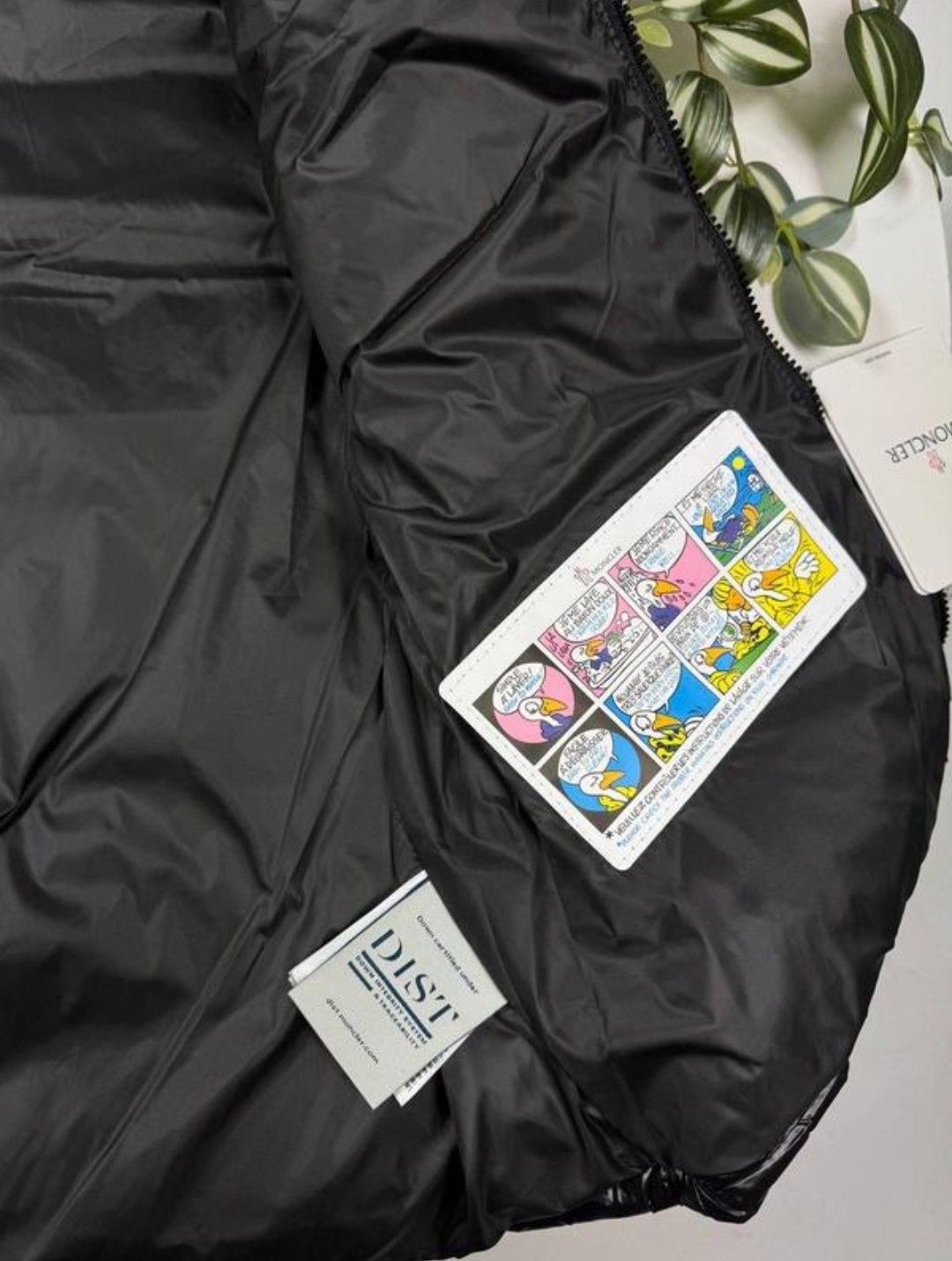 Жилетка чоловіча MONCLER Black глянц - фото фото фото 3
