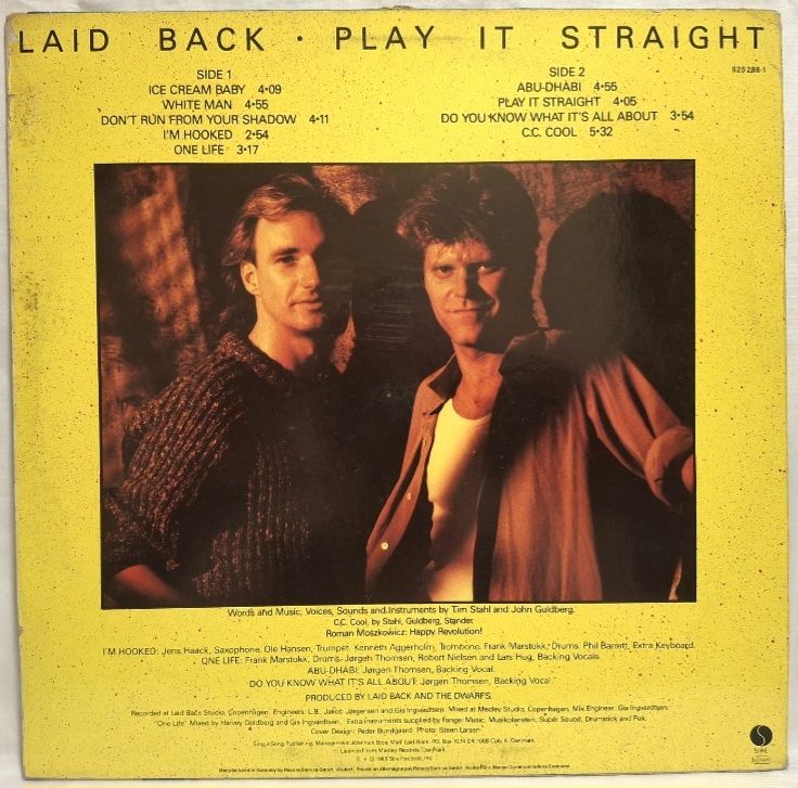 Laid Back - Play It Straight - 1985.  (LP). 12. Vinyl. Пластинка. Germany. - фото фото фото 1