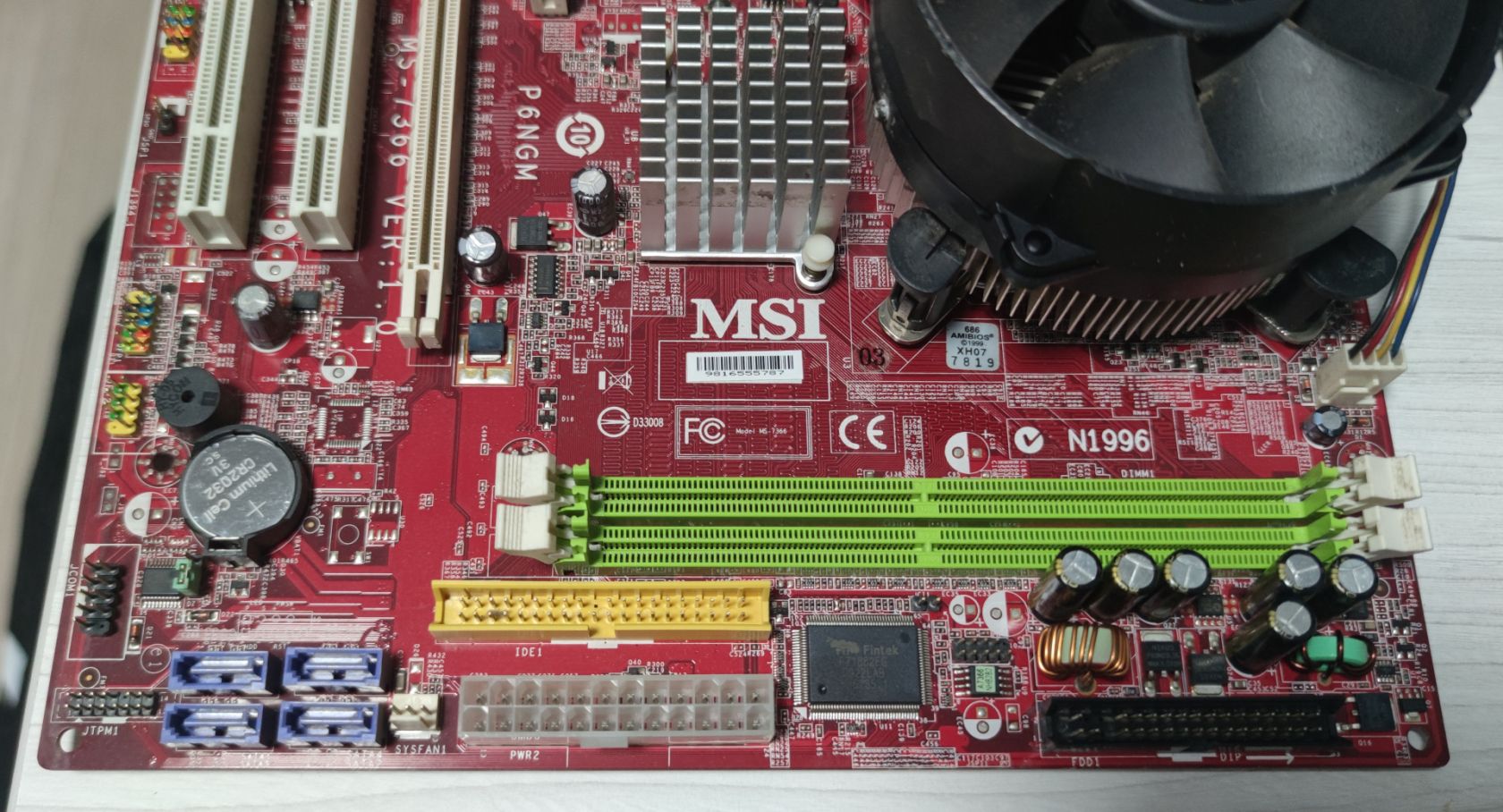 Материнская плата MSI P6NGM MS-7366 v1.0 + Intel DualCore E5200 2.4GHz - фото фото фото 5