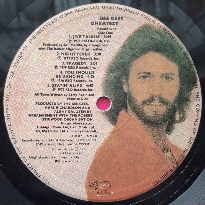 Bee Gees - Greatest - 1975-79.  (2LP). 12. Vinyl. Пластинки. England. - фото фото фото 6