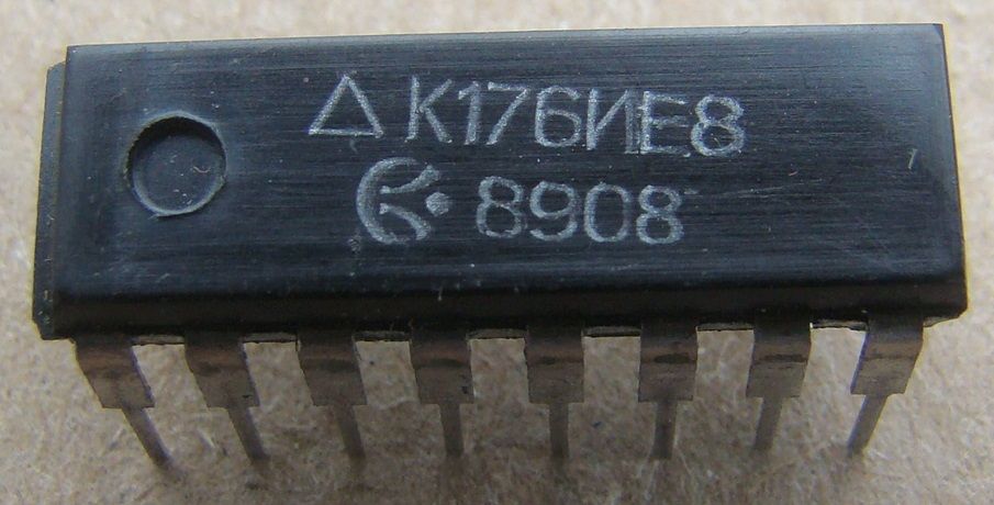 Мікросхема К176ИЕ8 - фото фото фото 0