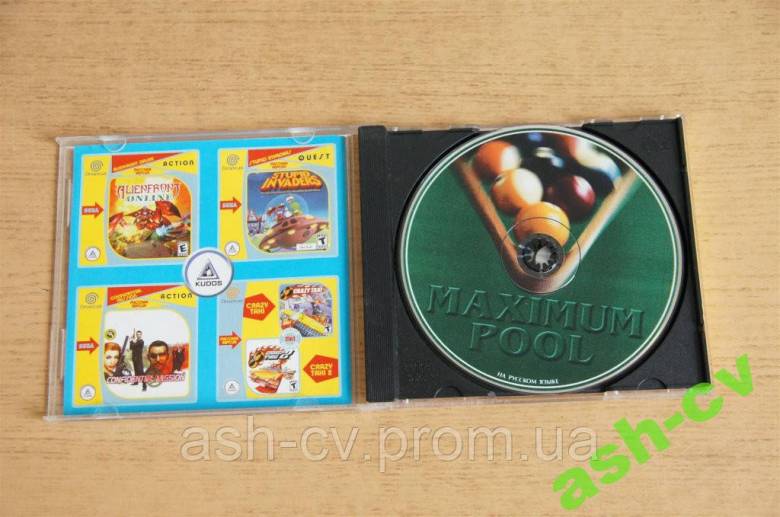 Диск для Sega Dreamcast гра Maximum pool - фото фото фото 2