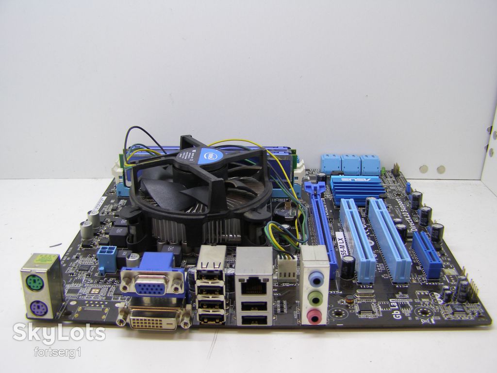 Комплект LGA1156 ASUS P7H55-M LX + core i3-540 + 4Гб + кулер - фото фото фото 1