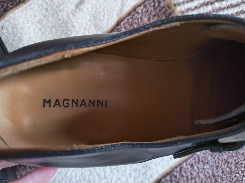 Туфлі монки Magnanni Marco II Monk Strap Leather - фото фото фото 6
