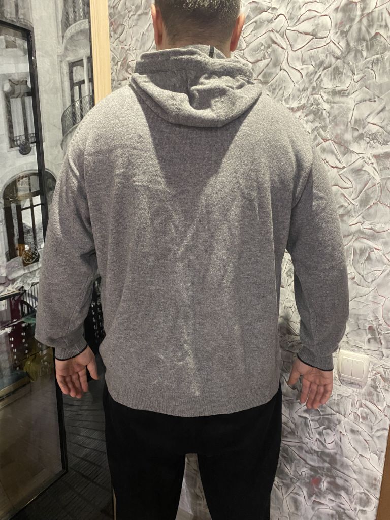 Кофта з натуральної шерсті Woolovers Lambswool Hoody XL - фото фото фото 2