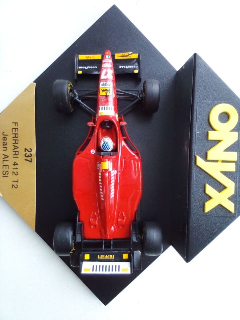 ONYX F1 FERRARI 412 T2 Jean ALESI PIONEER #27 1/43 - фото фото фото 3