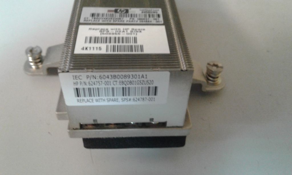 Радиатор для процессора 624757-001, 6043B0089301A1 HP CPU Heatsink - фото фото фото 1