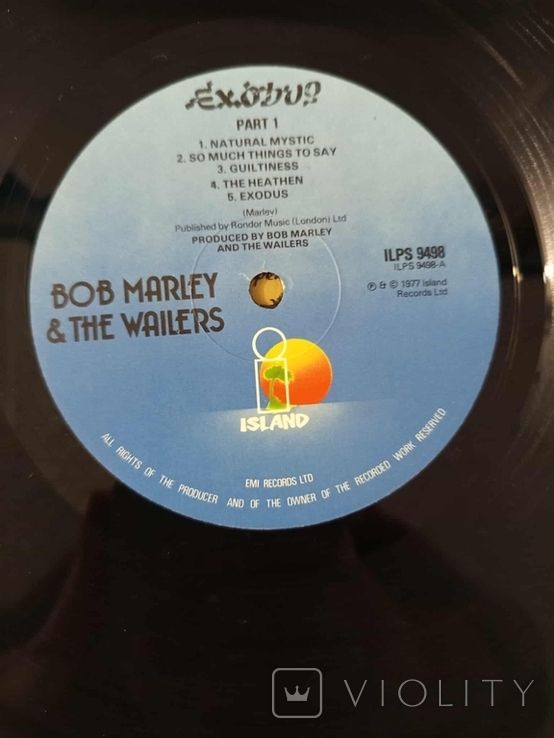 Bob Marley &amp; The Wailers Exodus LP 12" 1977 г. Пластинка - фото фото фото 1