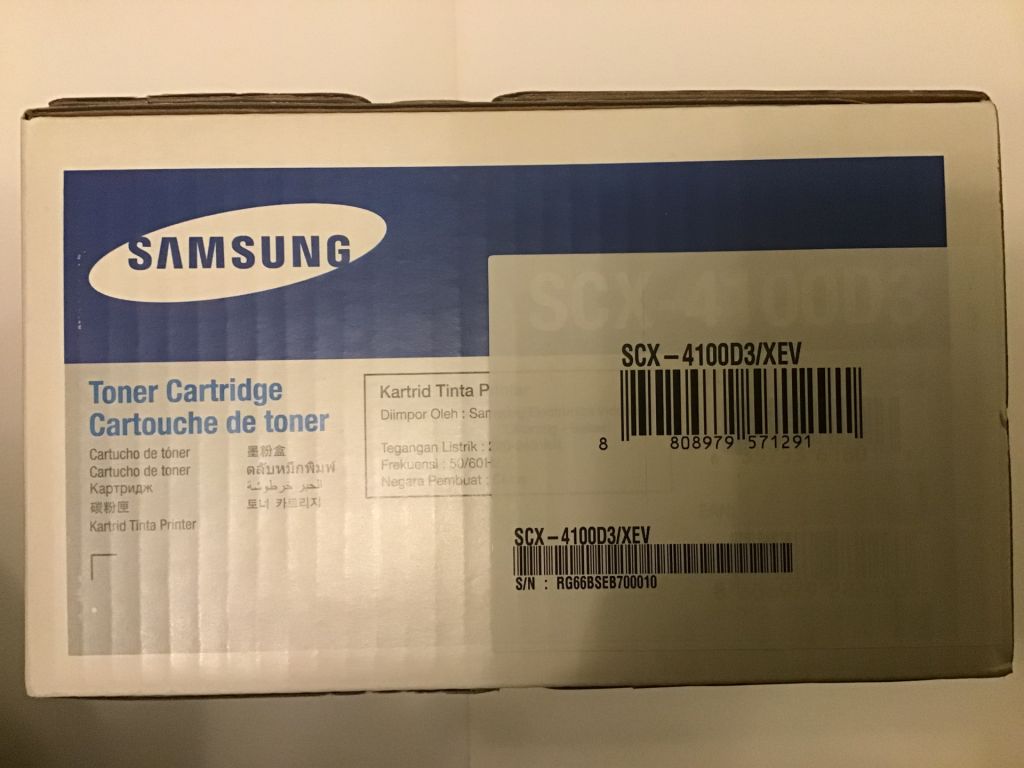 Картридж Samsung SCX-4100D3   (JC69-00806A01). Новый. Оригинал. - фото фото фото 1