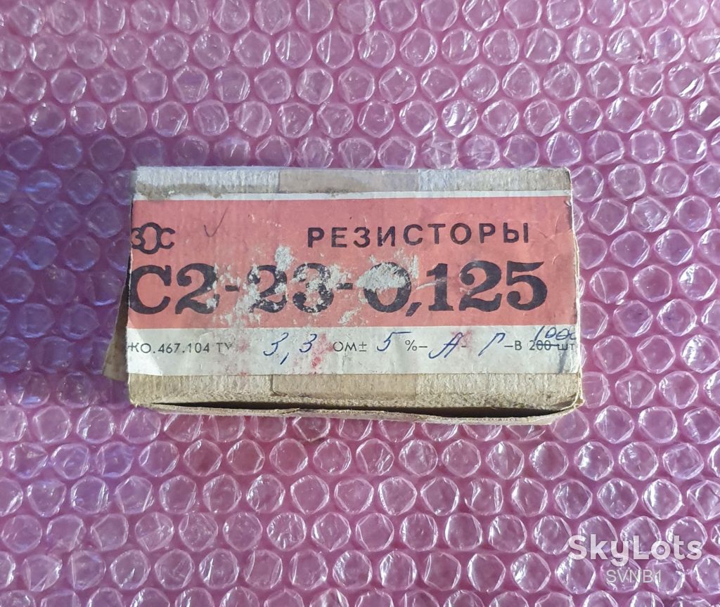 3,3 Ом  0,125Вт.  10шт - фото фото фото 1