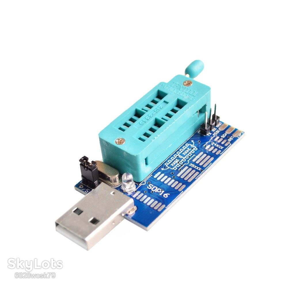 Программатор USB 24, 25 Series EEPROM SPI FLASH  (CH341A) MX25L6405 W25Q64 Bios Board  - фото фото фото 3
