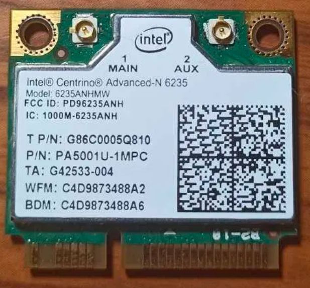 WIFI  (2,4 + 5Ghz) + Bluetooth Модуль Intel Centrino Advanced N 6235 - фото фото фото 0