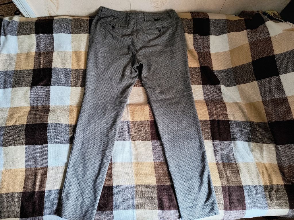 Штани Alberto Ceramica Wool Pepita Slim Fit - фото фото фото 3