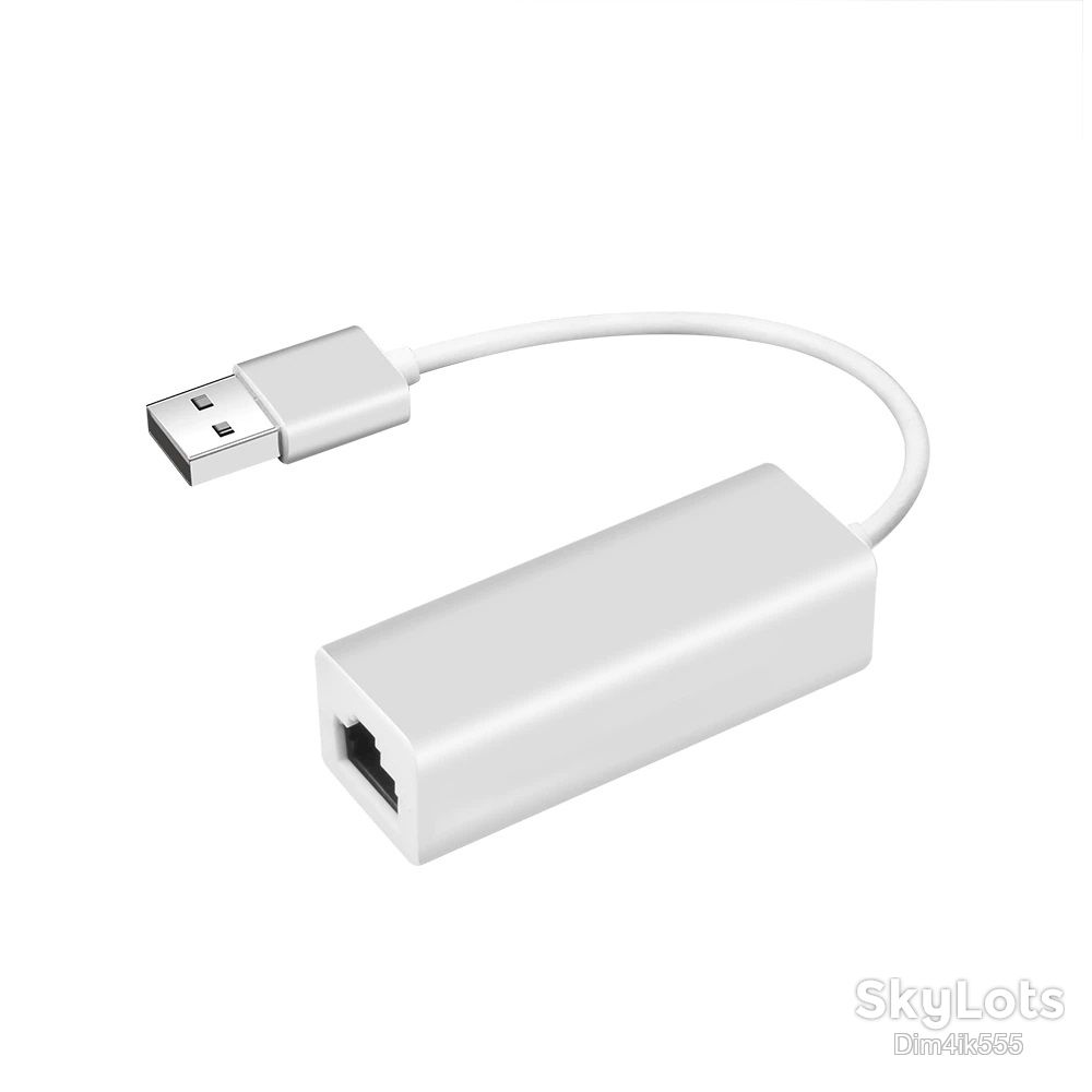 Адаптер USB 2.0 - LAN RJ45 Внешний сетевой адаптер до 100Мбс - фото фото фото 6