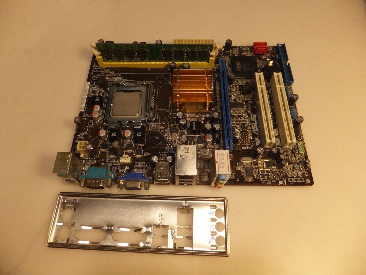 Asus P5KPL-AM + intel q6600 + охолодження - фото фото фото 0