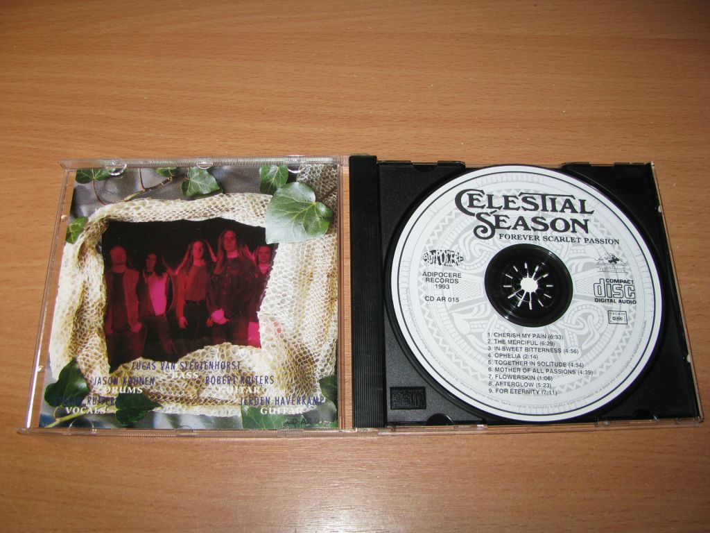 CELESTIAL SEASON ‎– Forever Scarlet Passion   (1993 Adipocere France) - фото фото фото 1
