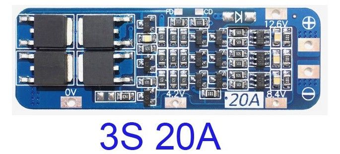 Плата 3S 20A BMS / плата защиты литиевой батареи - фото фото фото 0