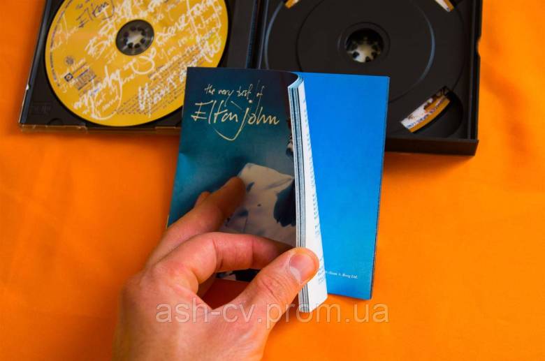Музичний диск CD. The best of ELTON JOHN 1990 (2cd) - фото фото фото 5