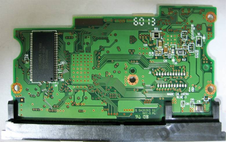 Плата HDD PCB 0A30363 0A29287 Hitachi HDS728080PLA380 - фото фото фото 1