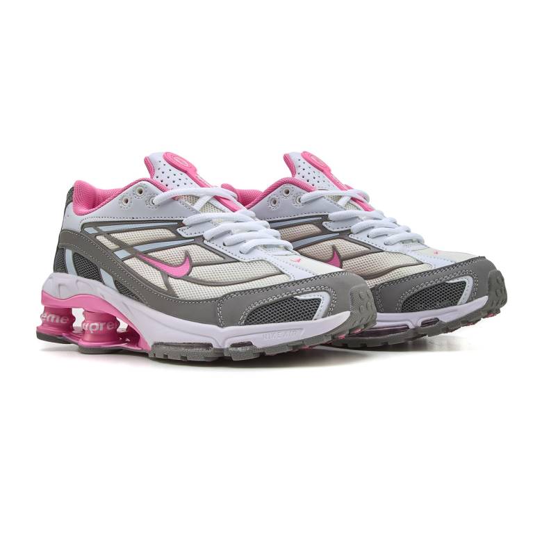 Nike x Supreme Shox Ride 2 White Pink 38 - фото фото фото 1