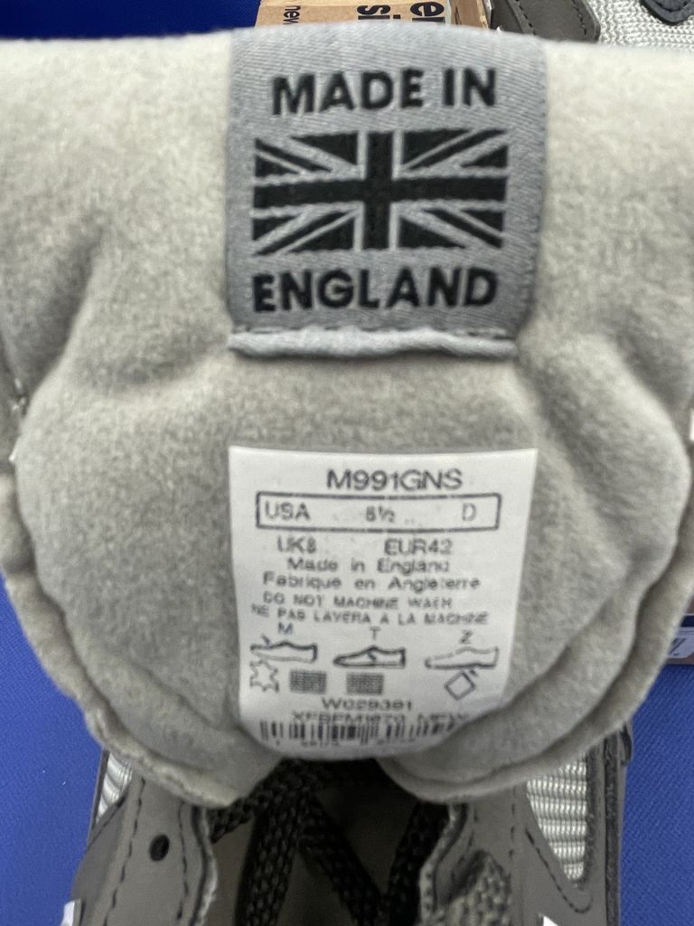 Кроссовки New Balance M991GNS  (US 8.5 Made in England) - фото фото фото 5