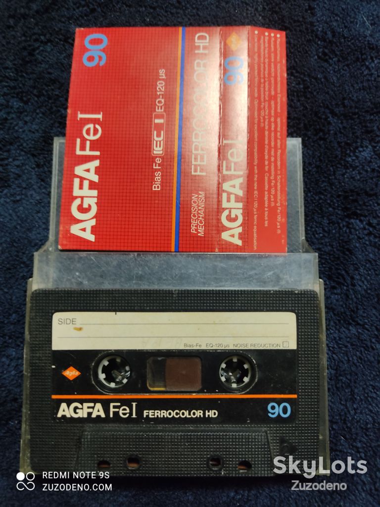 Б/У Аудио кассетa AGFA  FeI 90 - фото фото фото 2