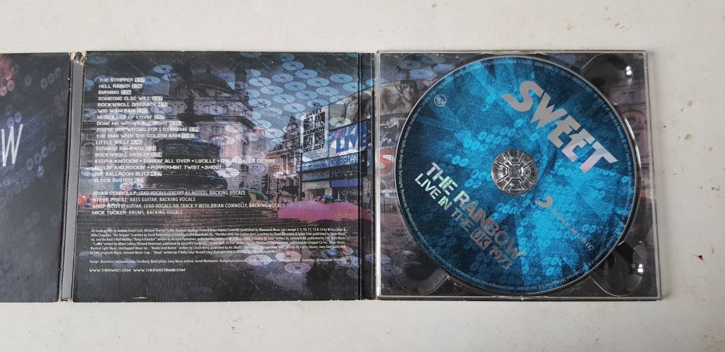 Sweet The Rainbow Live In The UK 1973 CD фірмовий - фото фото фото 3