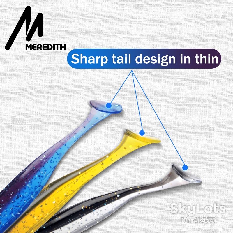 Силиконовая приманка Meredith Easy Shiner 50мм 0.88гр 20шт 30 видов - фото фото фото 1