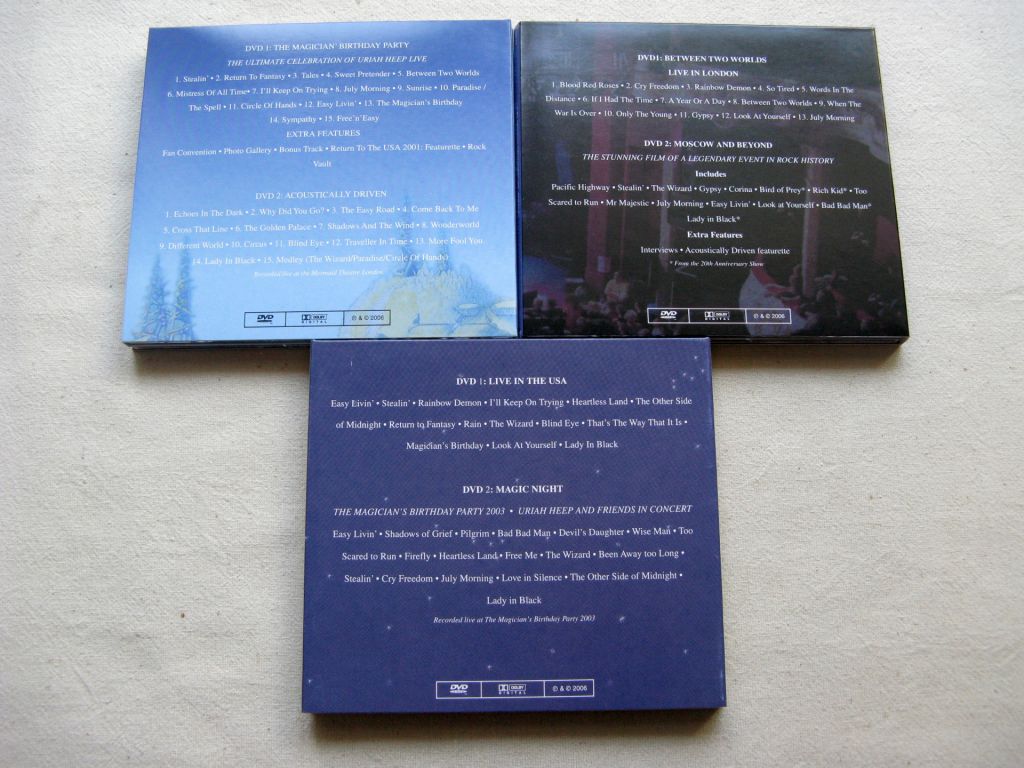 DVD Uriah Heep. The Complect Video Collection. Vol.1-3. 6 DVD. - фото фото фото 3