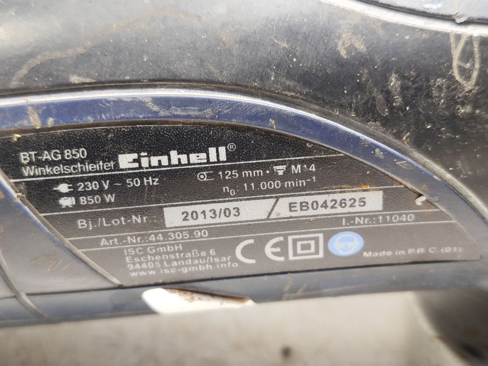 Болгарка електрична EINHELL 850w від 1грн - фото фото фото 5