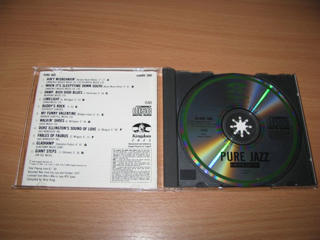 PURE JAZZ - Limited Edition  (1990 Kingdom Rec, NIMBUS UK) - фото фото фото 1