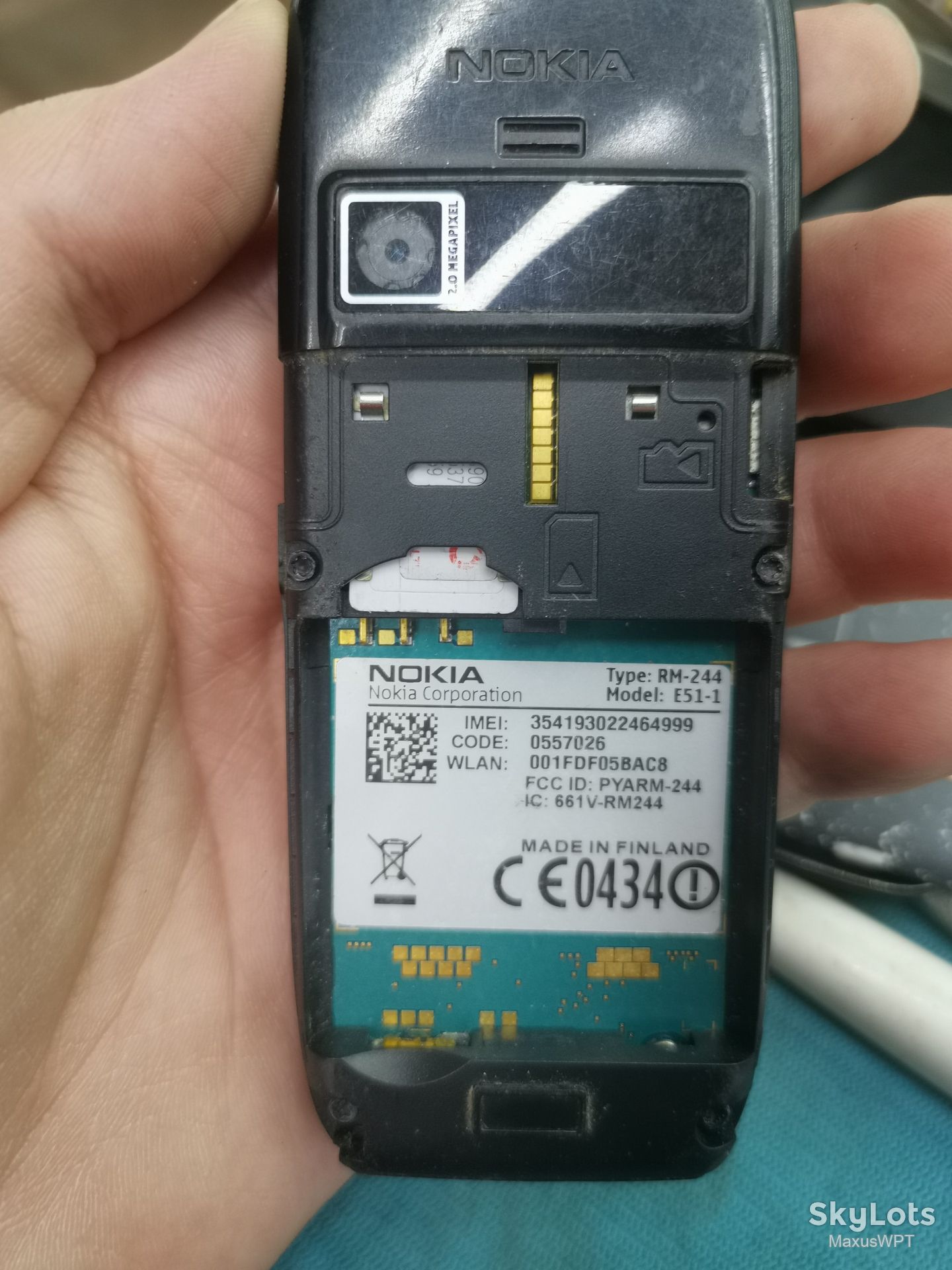 #1387 Sklad Nokia E51  e 51  call black button - фото фото фото 2