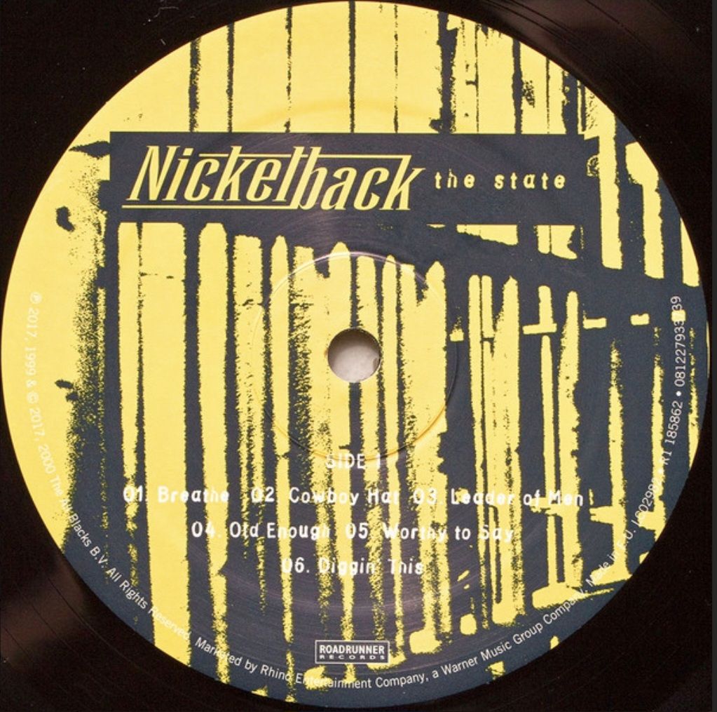 Nickelback - The State - 1999.  (LP). 12. Vinyl. Пластинка. Europe. S/S. - фото фото фото 4