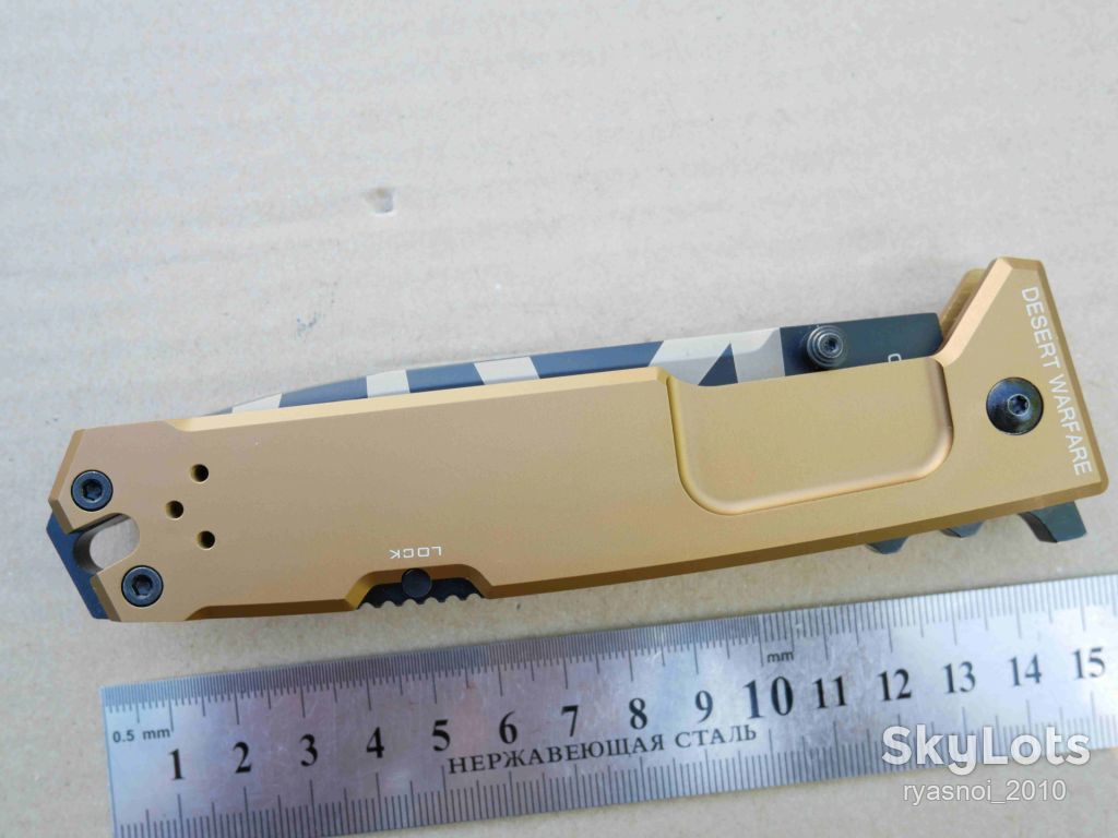 Extrema Ratio NEMESIS, Al Desert Warf, 440С, Replica, Tactical, EDC, Back Lock - фото фото фото 10