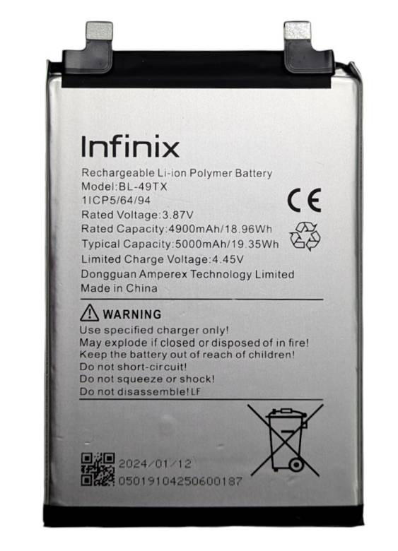 Аккумулятор для Infinix Note 30 X6711 5G BL-49TX - фото фото фото 0