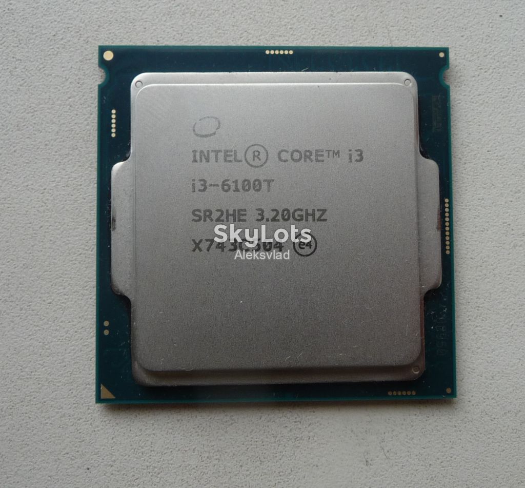 Intel Core i3-6100T 3,2GHz/3MB 35W Socket 1151 - фото фото фото 0