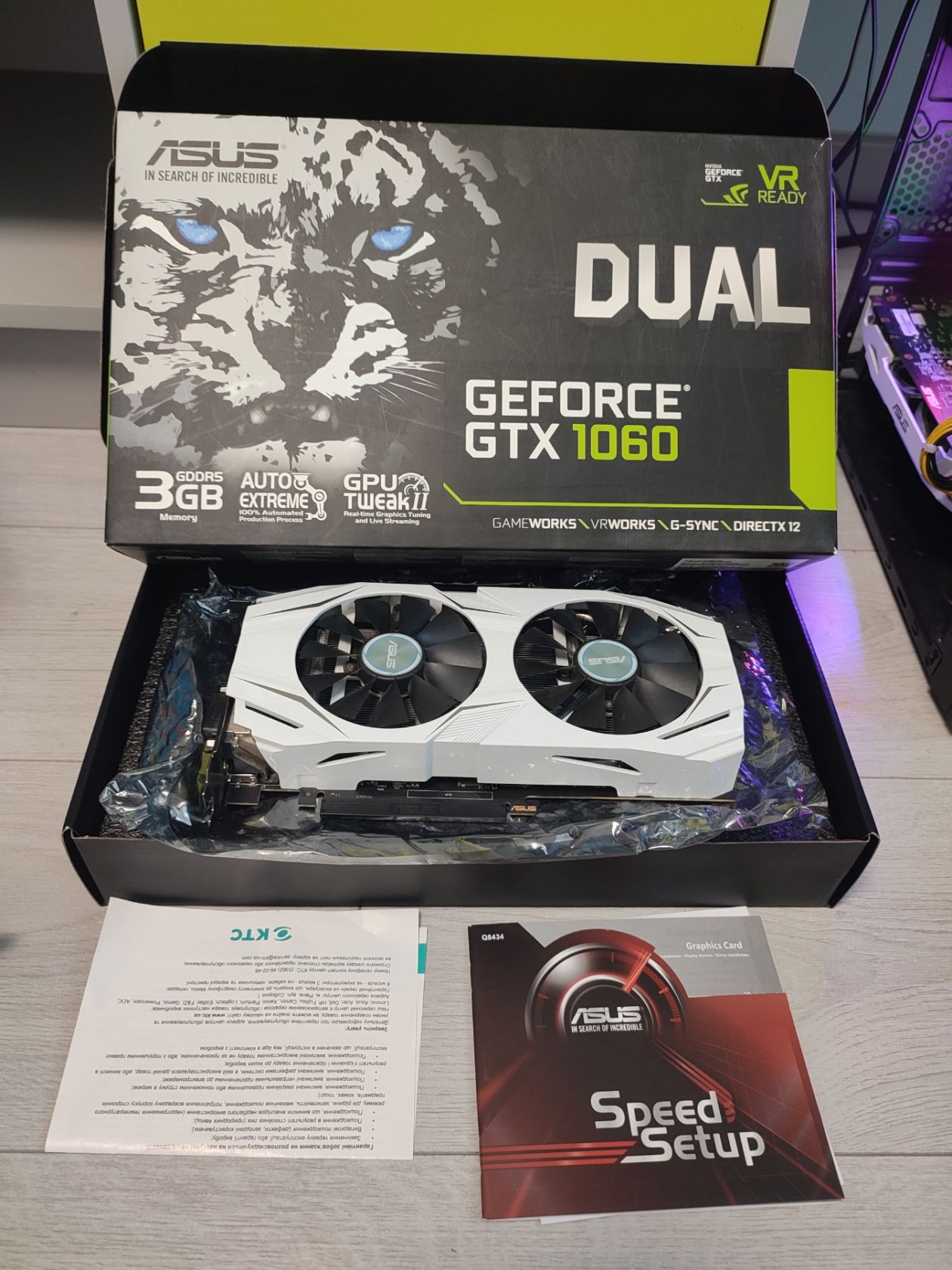 ASUS GeForce GTX 1060 3GB — игровая видеокарта - фото фото фото 1