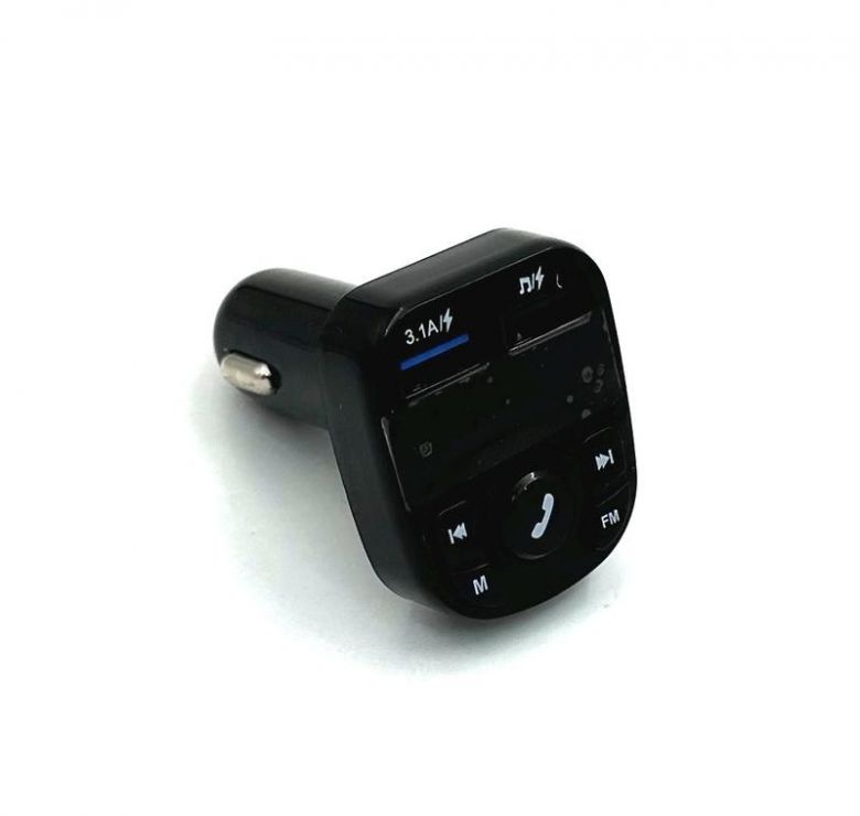 FM модулятор ALS-A81 Bluetooth  зарядка  (2USB/5V/3.1A) Чорний - фото фото фото 2